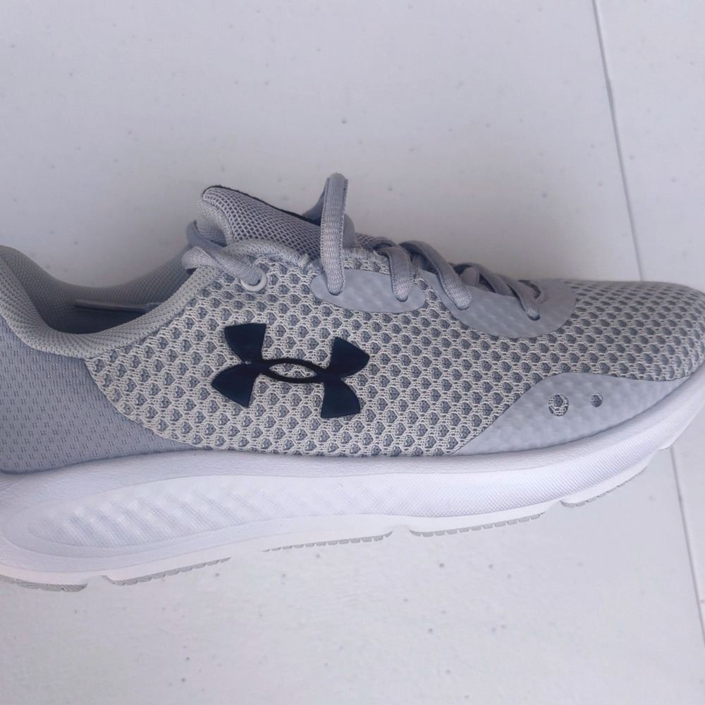 Under Armour Charged Pursuit 3 Women 6.5 Gray Running Shoes Mesh Sneaker - Picture 6 of 13